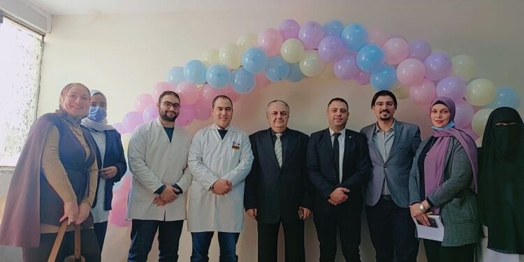 الأول من نوعه بالمحافظة .. ” مكين ”  يفتتح قسم العلاج الطبيعى والتأهيل التنفسى بـ” صدر”  المنصورة