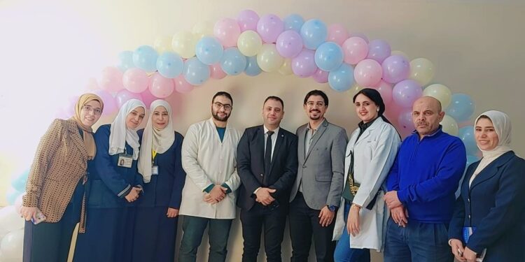 الأول من نوعه بالمحافظة .. ” مكين ”  يفتتح قسم العلاج الطبيعى والتأهيل التنفسى بـ” صدر”  المنصورة