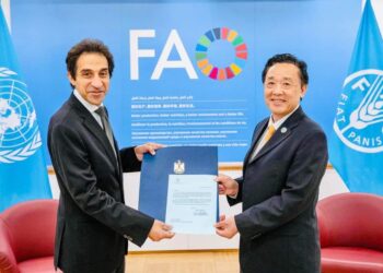 السفير بسام راضي يتباحث فى روما مع رئيس المنظمة العالمية للأغذية والزراعة “الفاو”