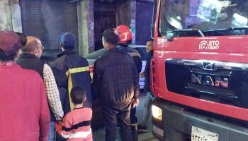 السيطرة على حريق اشتعل داخل أحد العقارات فى العجوزة