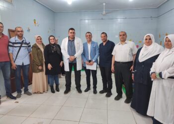 الأولى من نوعها فى مصر..توقيع كشف مشترك بين ” العلاج الطبيعى”   و”الأطفال وعنايتها ” على 30 حالة بشربين